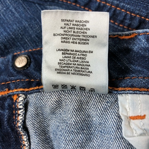 Miss Me Jeans Cotton Distress Ripped Blue Wash MidRise Boyfriend Ankle Jeans 27 - Picture 9 of 15